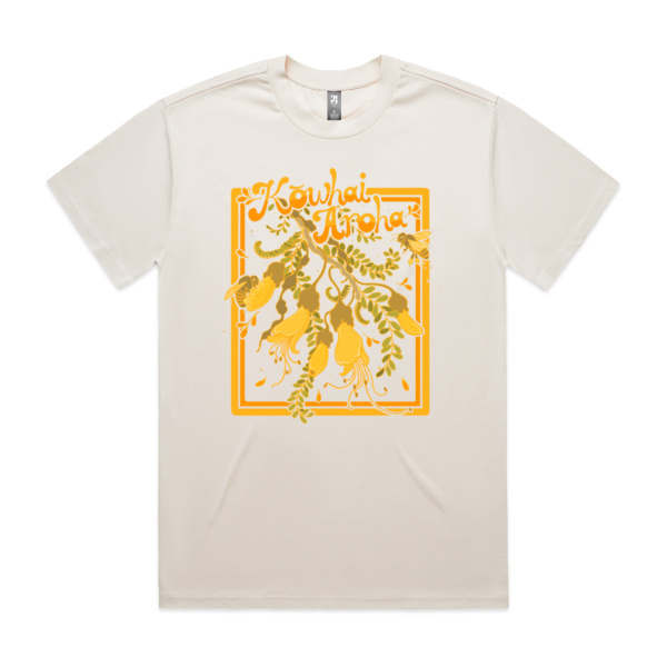 Kōwhai Aroha - Mens Heavy Tee Thumbnail