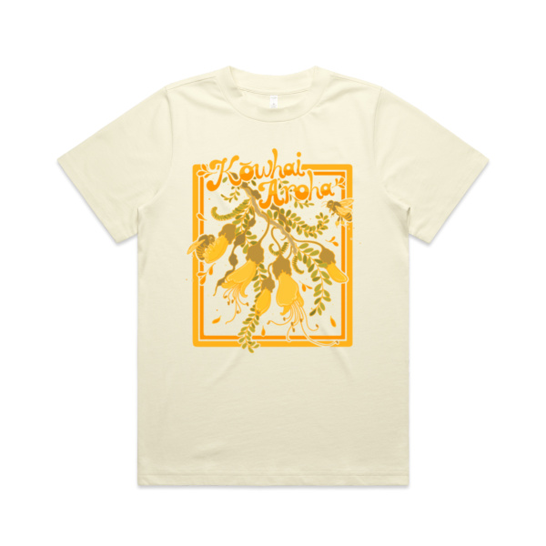 Kōwhai Aroha - Womens Heavy Tee Thumbnail